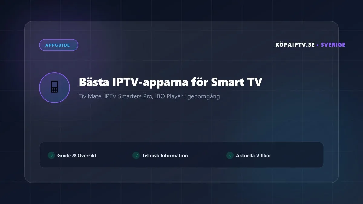 Smart TV IPTV appar
