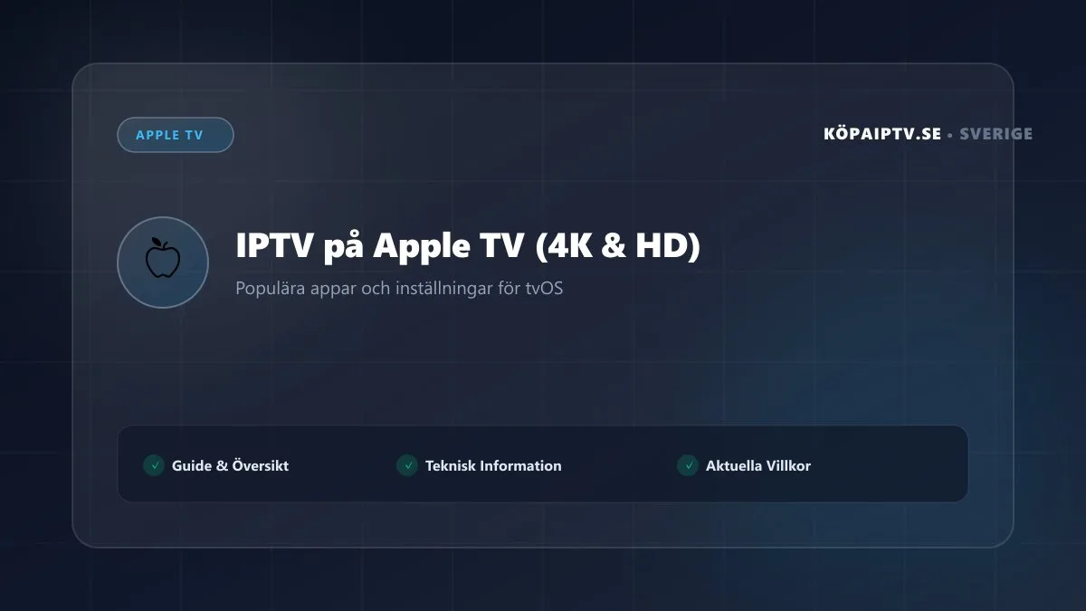 Apple ekosystem med iPhone och Apple TV