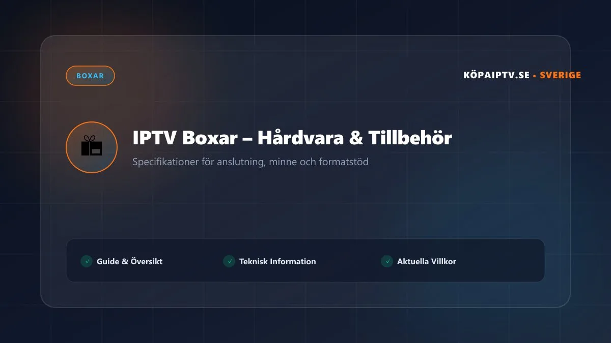 IPTV boxar som Formuler och MAG anslutna till TV