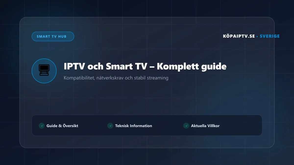IPTV strömmande till Smart TV via hemnätverk